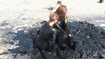 Teen Russian Sluts Play Dirty Games Together