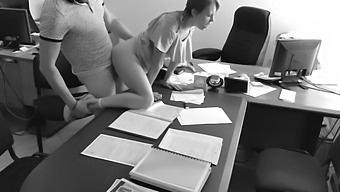 The Ceo Has Sex With His Petite Secretary In The Office And Records It With A Concealed Camera For A Homemade Video