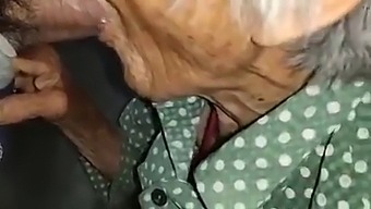 Old Chinese Lady Indulges In Youthful Desires