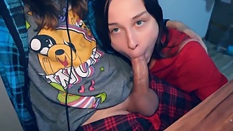 Stepsister'S Fondness For Fellating A Penis In A Gaming Context