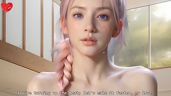 Pov Video Of Asian Ai-Generated Hentai Joi With Cum And Wet Sounds