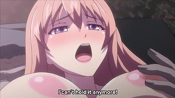 学校の試験の途中で美しいアニメセックス。